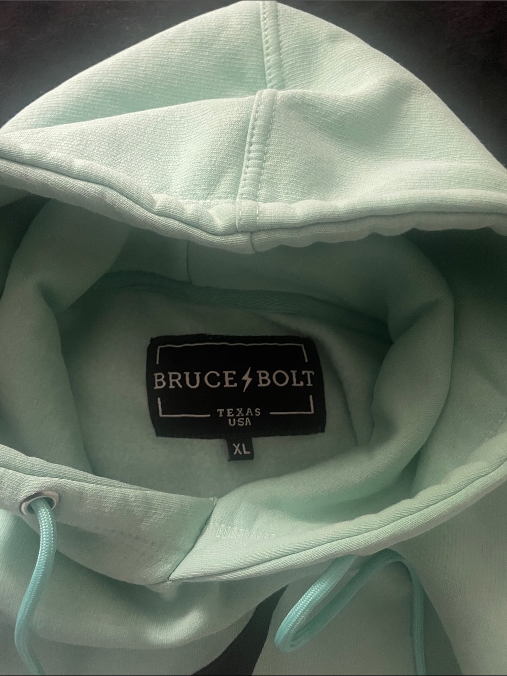 Men's Mint Green Lightning Bolt Hoodie - Brand Unspecified - Picture 4 of 4
